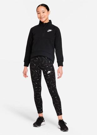 Лосины леггинсы детские nike g nsw favorites aop legging оригинал