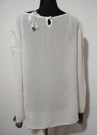 Большой размер 100% вискоза роскошная блузка с кружевом супер качество!!!5 фото