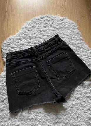 Черные джинсовые шорты6 фото