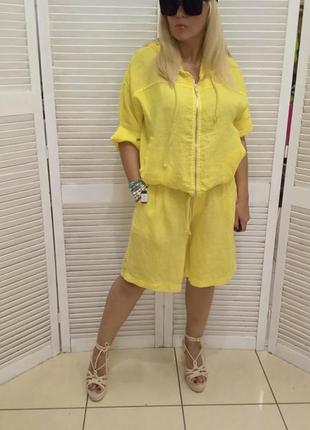 Летняя курточка италия люкс коллекция лен рубашка