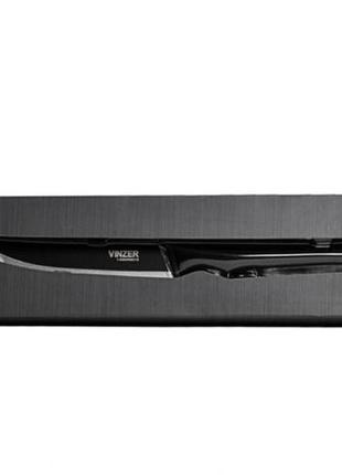 Нож универсальный 12.7 см vinzer geometry nero line (89300)3 фото