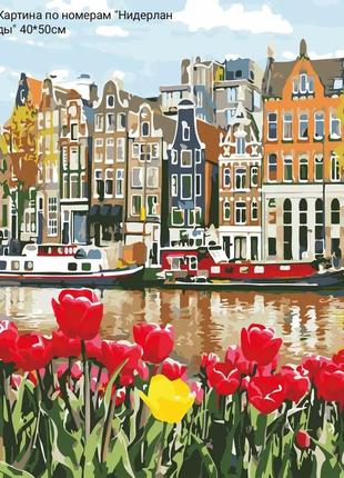Картина по номерам стор artstory 40*50 нидерланды амстердам1 фото
