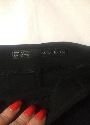 Мини черные шортики от zara4 фото