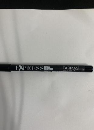 Чёрный карандаш для глаз2 фото