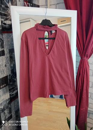 Кофточка с вырезом h&m, размер l 3