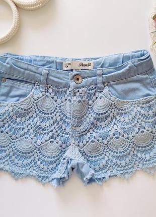 Красиві дитячі шорти з ажуром артикул: 11514