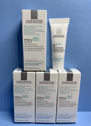 Сыворотка для коррекции морщин с гиалуроновой кислотой la roche-posay hyalu b5 serum