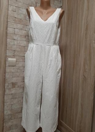 Кружевной комбинезон ромпер  из хлопка