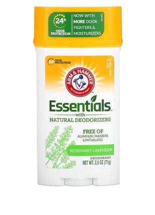 Arm&hammer essentials антиперспірант, дезодорант натуральний1 фото