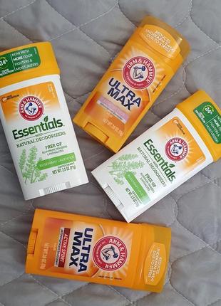 Arm&hammer essentials антиперспірант, дезодорант натуральний3 фото