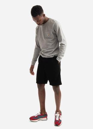 Шорти чоловічі carhartt wip flint short black2 фото