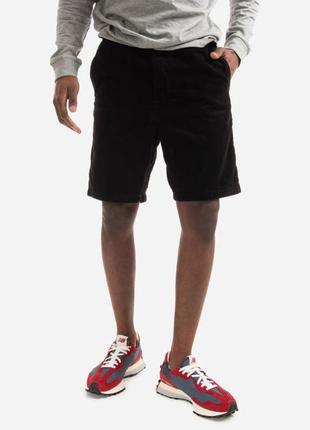 Шорти чоловічі carhartt wip flint short black1 фото