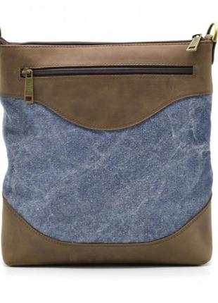 Мужская сумка, микс парусина+кожа rk-1807-4lx бренда tarwa3 фото