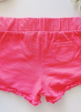 Нові рожеві шорти для дівчинки артикул: 115633 фото