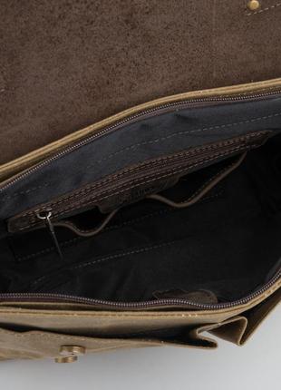 Мужская сумка-портфель водостойкий канвас и кожа rsw-3960-3md tarwa4 фото