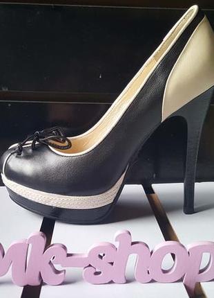 Жіночі туфлі нат.шкіра blue-tempt 39р. bt202