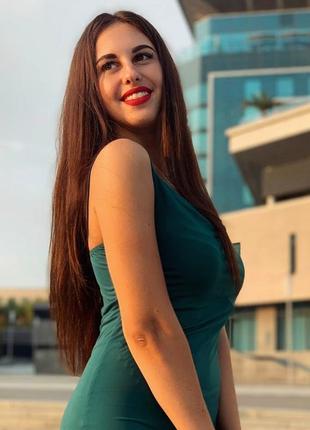 Платье атласное