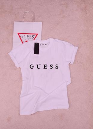 Жіноча футболка guess гесс біла жіноча футболка guess гесс біла1 фото