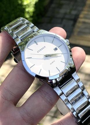 Чоловічий годинник curren 8106 silver-white