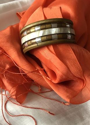 Браслет ( латунь, перламутр винтаж)