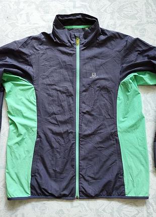 Вітровка salomon climawind спортивна куртка