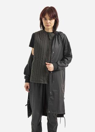 Парка весенняя женская rains string parka black9 фото