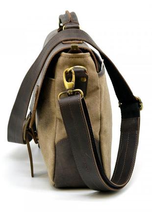 Чоловіча сумка-портфель мікс тканини канвас і шкіри rsc-3960-3md tarwa9 фото