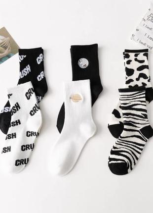 Трендові шкарпетки crush женские носки с принтом