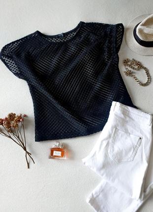 Блуза футболка в сеточку