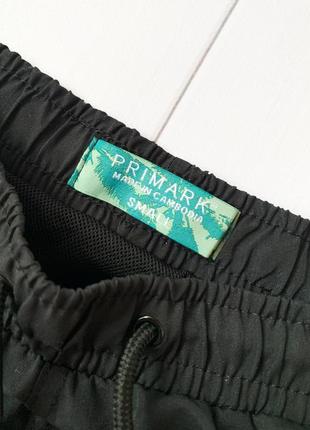 Мужские черные пляжные шорты плавки primark праймарк. размер s xs4 фото