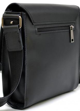 Мужская черная сумка через плечо za-3027-3md от tarwa2 фото