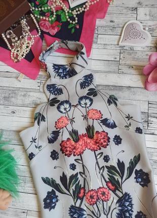 Вечернее платье футляр с открытой спиной в цветочек hope & ivy5 фото