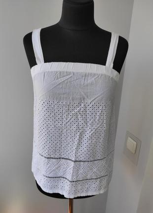 Майка топ перед прошва 100% бавовна 8 р від next