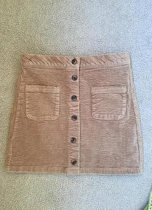Вельветова спідниця next