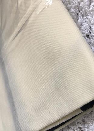 Молочный флизелиновый чехол для одежды 60/90см с молнией для хранения одежды