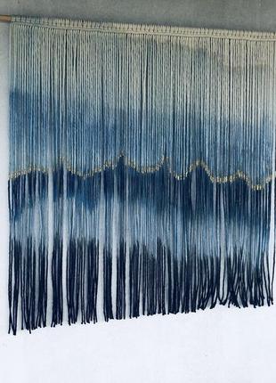 Картина з макраме море