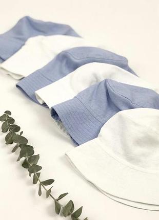 Панамка з льону на літо легка та тонка