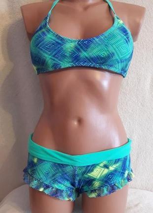 Оригінальний яскравий ажурний купальник фірми yes or no by c&a p. 40/12