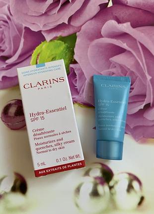 Clarins hydra-essentiel spf 15 зволожуючий крем для обличчя