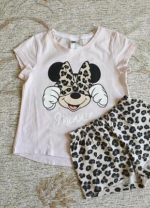 Брендовый, летний костюм minnie mouse для девочки