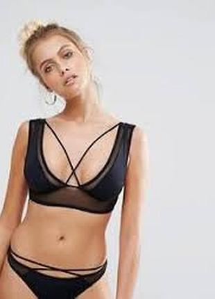 Чорний оригінальний верх від купальника