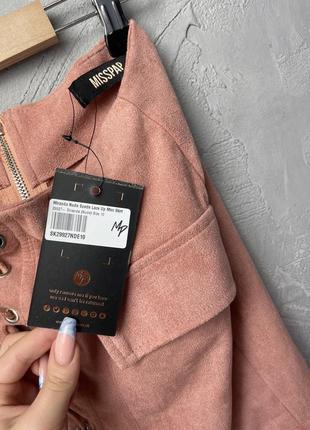 Нова спідниця міні велюрова4 фото