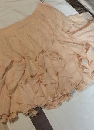 Нарядная летняя юбка karen millen 12/40/m 100% шёлк 100% полиестре