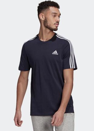 Футболка мужская adidas essentials 3-stripes sportswear gl3734