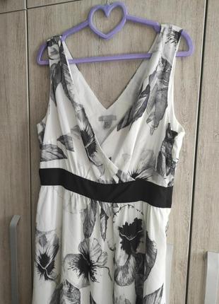 Сукня h&m довга сукня в квіти3 фото