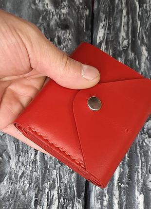 Гаманець шкіряний повністю ручна робота3 фото