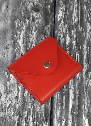 Гаманець шкіряний повністю ручна робота8 фото