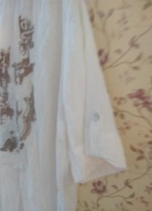 Женская блуза 3xlс декором2 фото