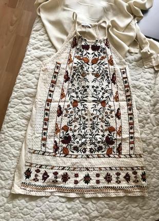 Платье (сукня) zara хлопок