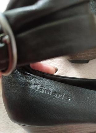 Шкіряні туфлі tamaris, 37 розміру.5 фото
